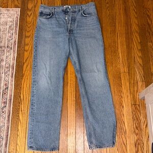 Agolde Light Blue Straight Jean Size 29